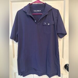 Men's Short Sleeve Polo in Navy